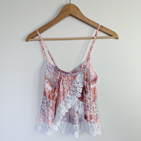 Garage Lacey Cropped Tank - Picture 2 of 4